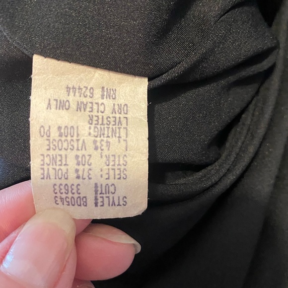 Nicole Miller Ruched Silk Black Dress - Picture 7 of 13